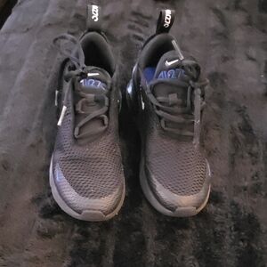 Nike Black and Blue Athletic Shoes